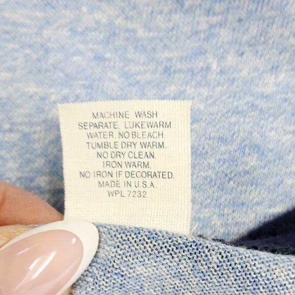 Sportswear VTG SZ L Colorado Single Stitch RingerTee Blue/Navy Blue Unisex - Picture 8 of 8